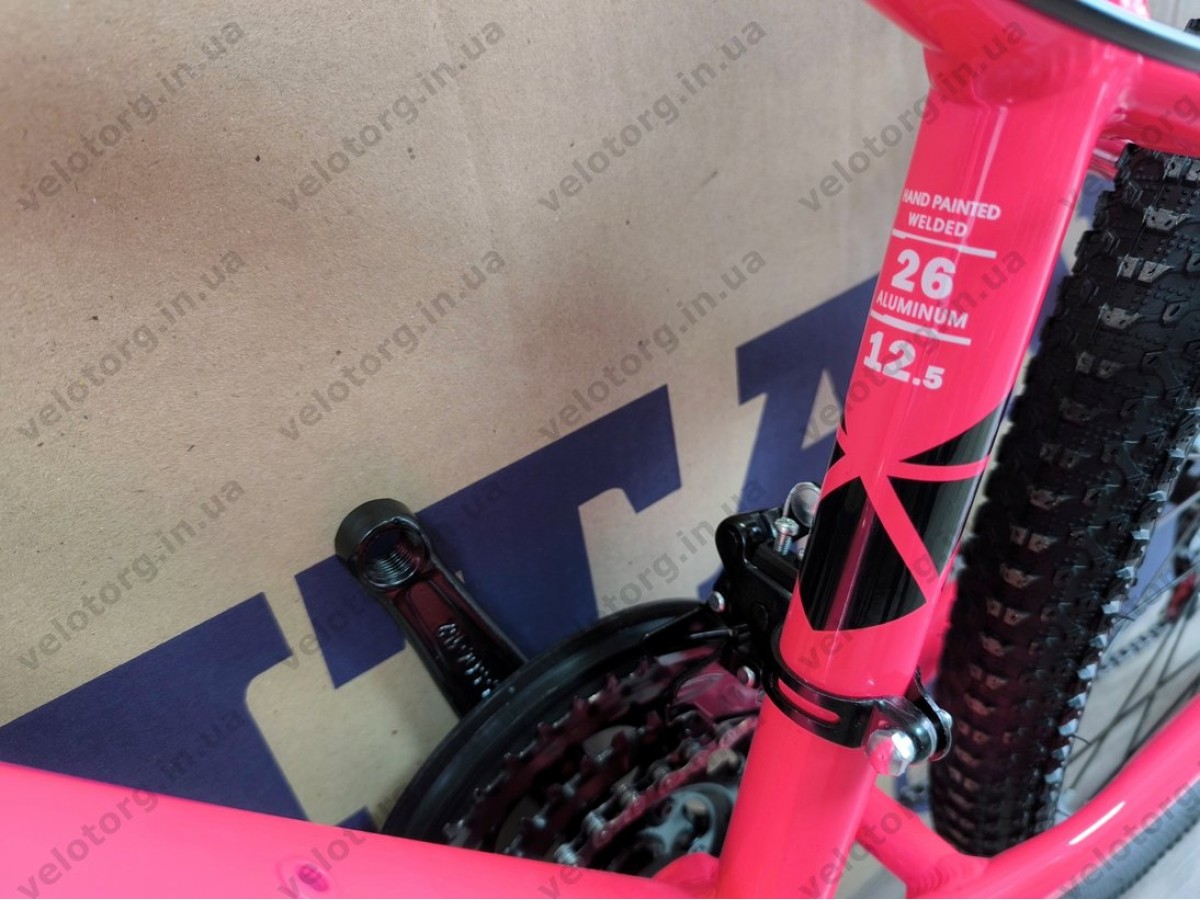 Велосипед Crossbike 26" Compass Рама 12.5" pink-black