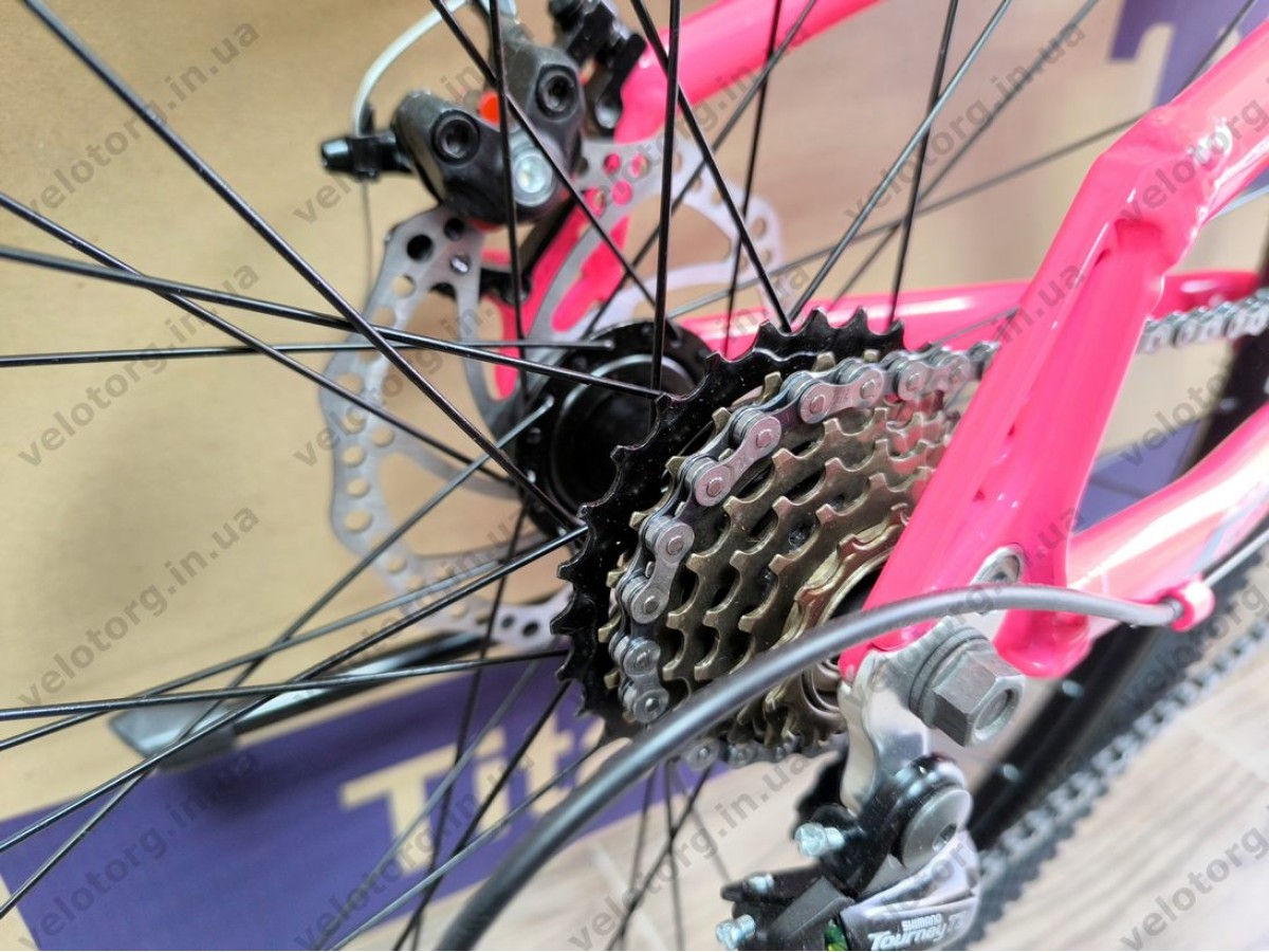 Велосипед Crossbike 26" Compass Рама 12.5" pink-black