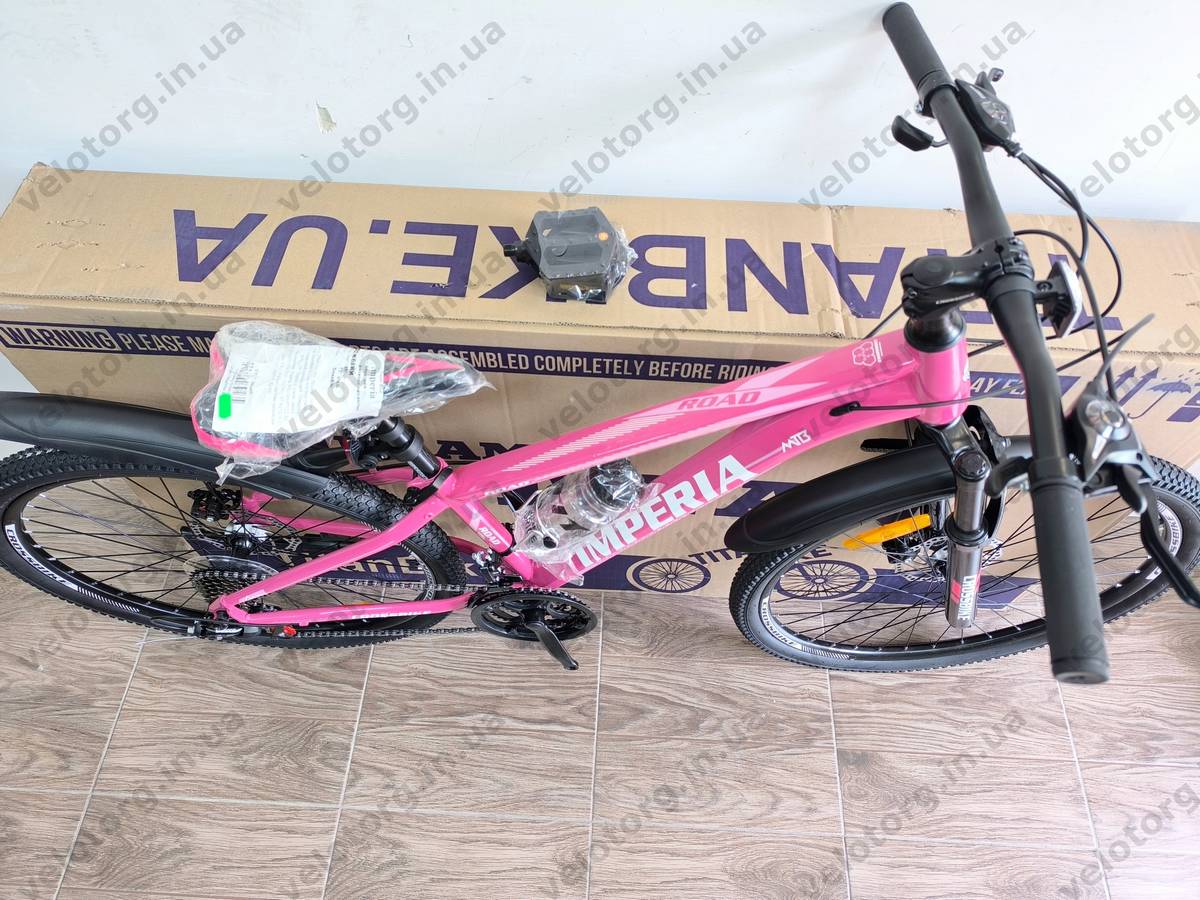 Велосипед CrossBike 26" Imperia рама 13" Pink