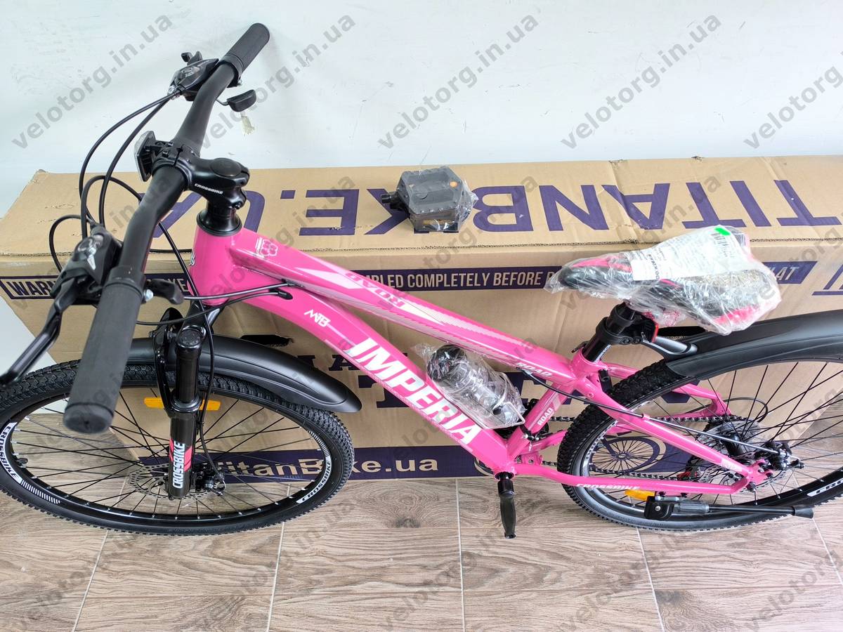 Велосипед CrossBike 26" Imperia рама 13" Pink