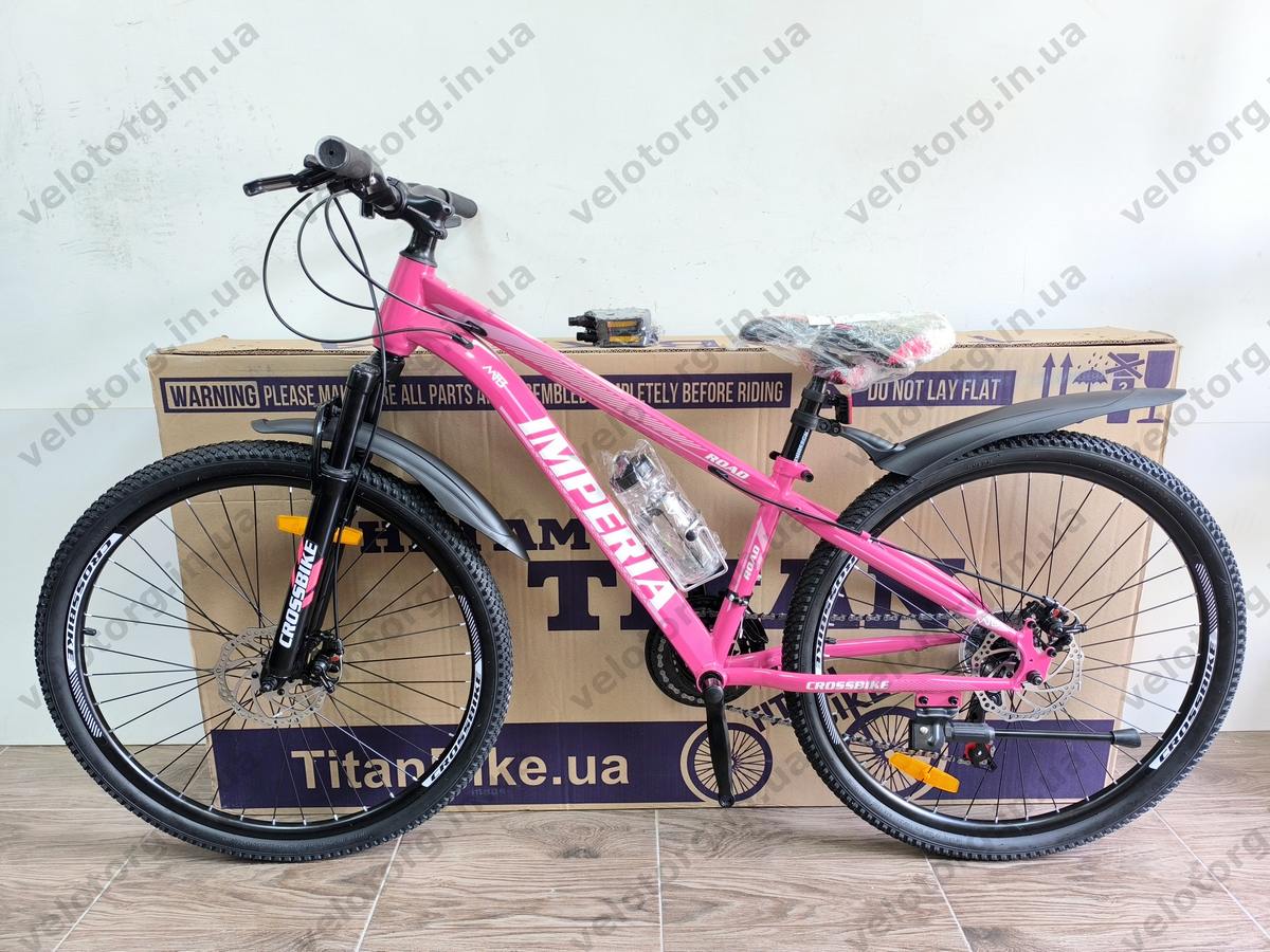 Велосипед CrossBike 26" Imperia рама 13" Pink