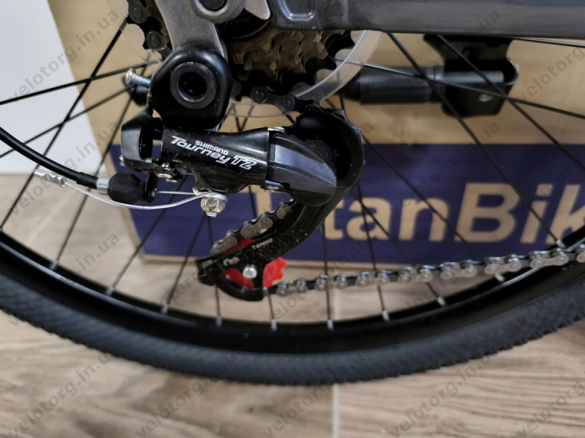 Велосипед Crossbike 26" Lion 2025 Рама 12" grey-orange, Сіро-оранжевий