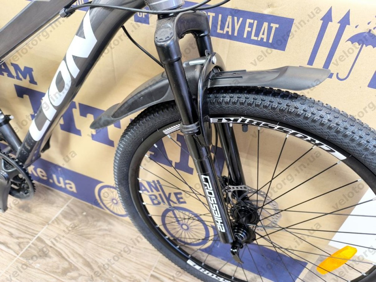 Велосипед Crossbike 26" Lion 2025 Рама 12" grey-orange, Сіро-оранжевий