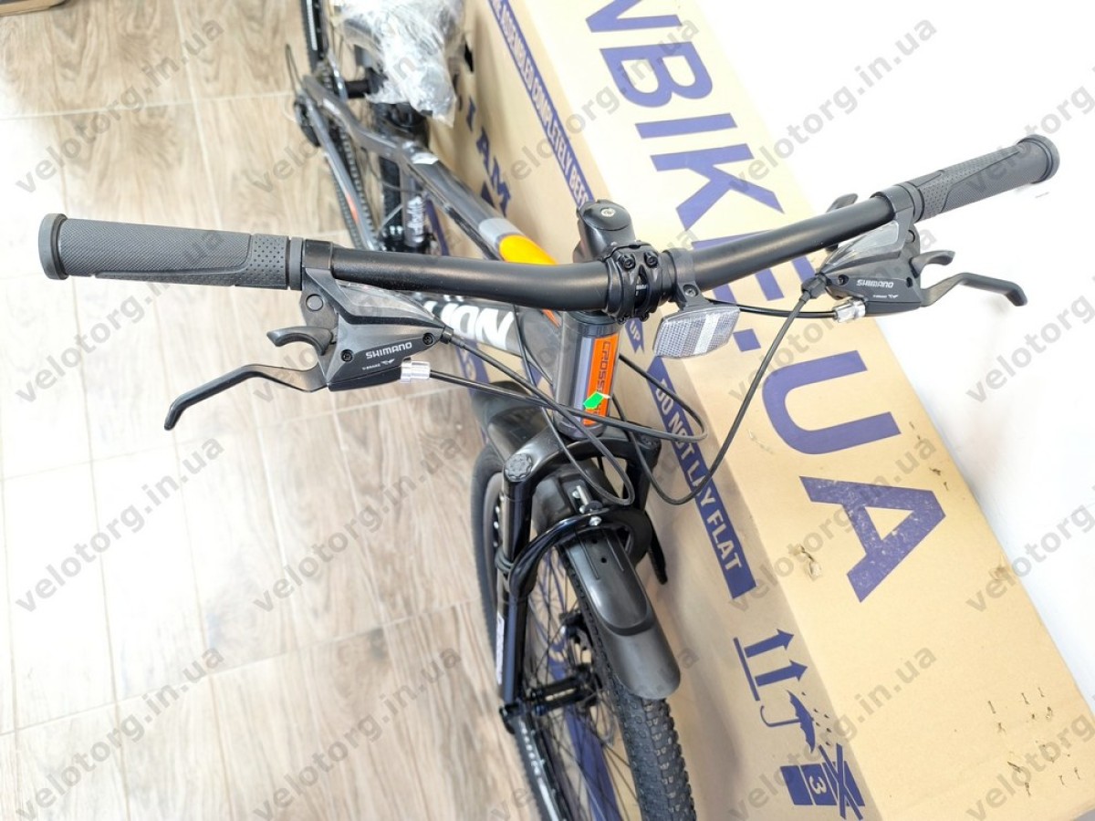 Велосипед Crossbike 26" Lion 2025 Рама 12" grey-orange, Сіро-оранжевий