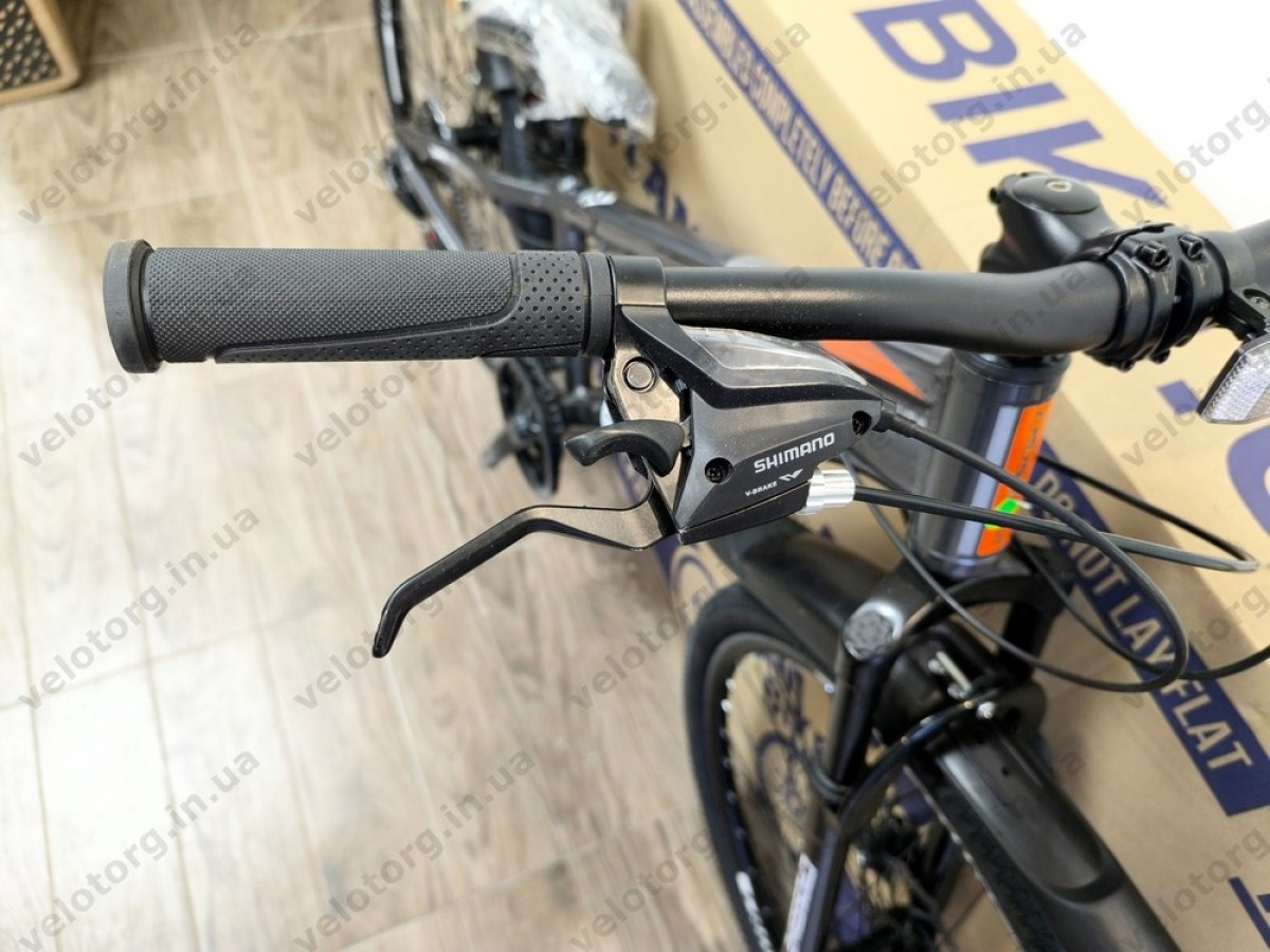 Велосипед Crossbike 26" Lion 2025 Рама 12" grey-orange, Сіро-оранжевий