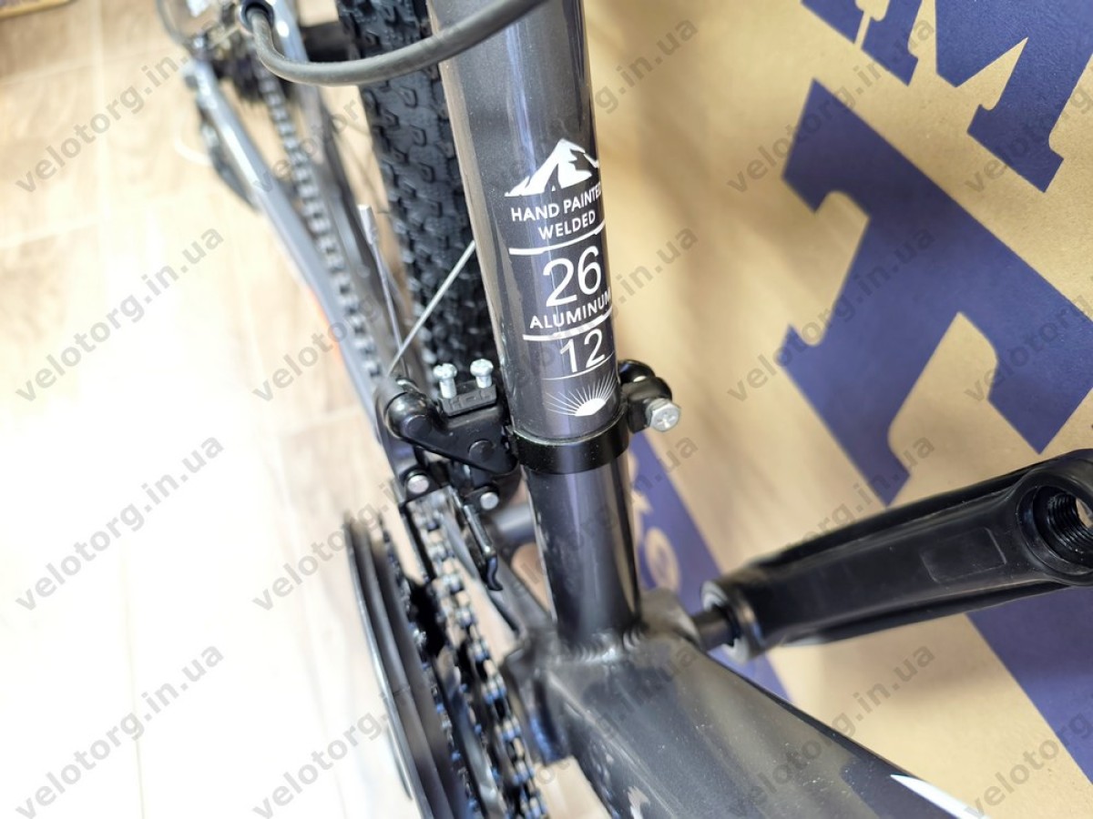 Велосипед Crossbike 26" Lion 2025 Рама 12" grey-orange, Сіро-оранжевий