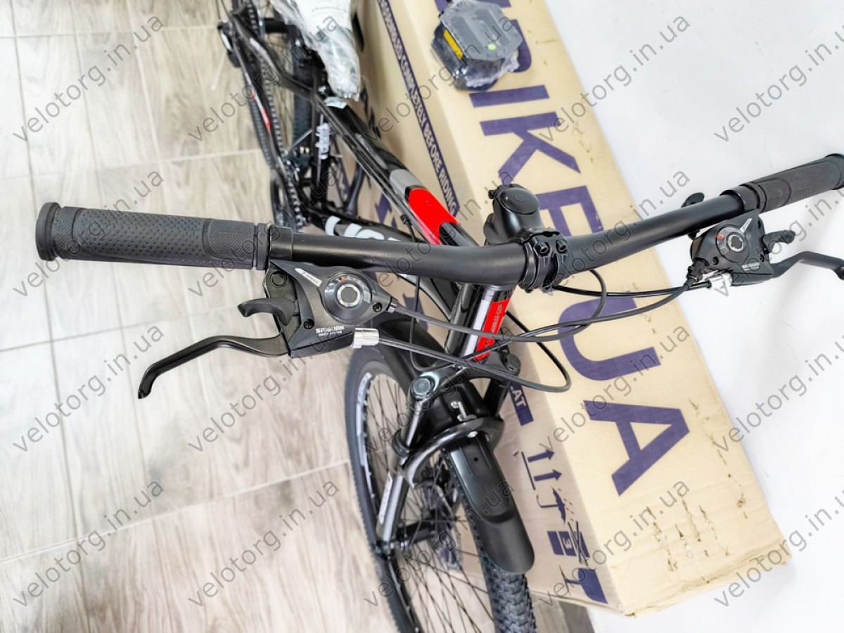 Велосипед Crossbike 26" Lion 2025 - Рама 13", Чорно-червоний