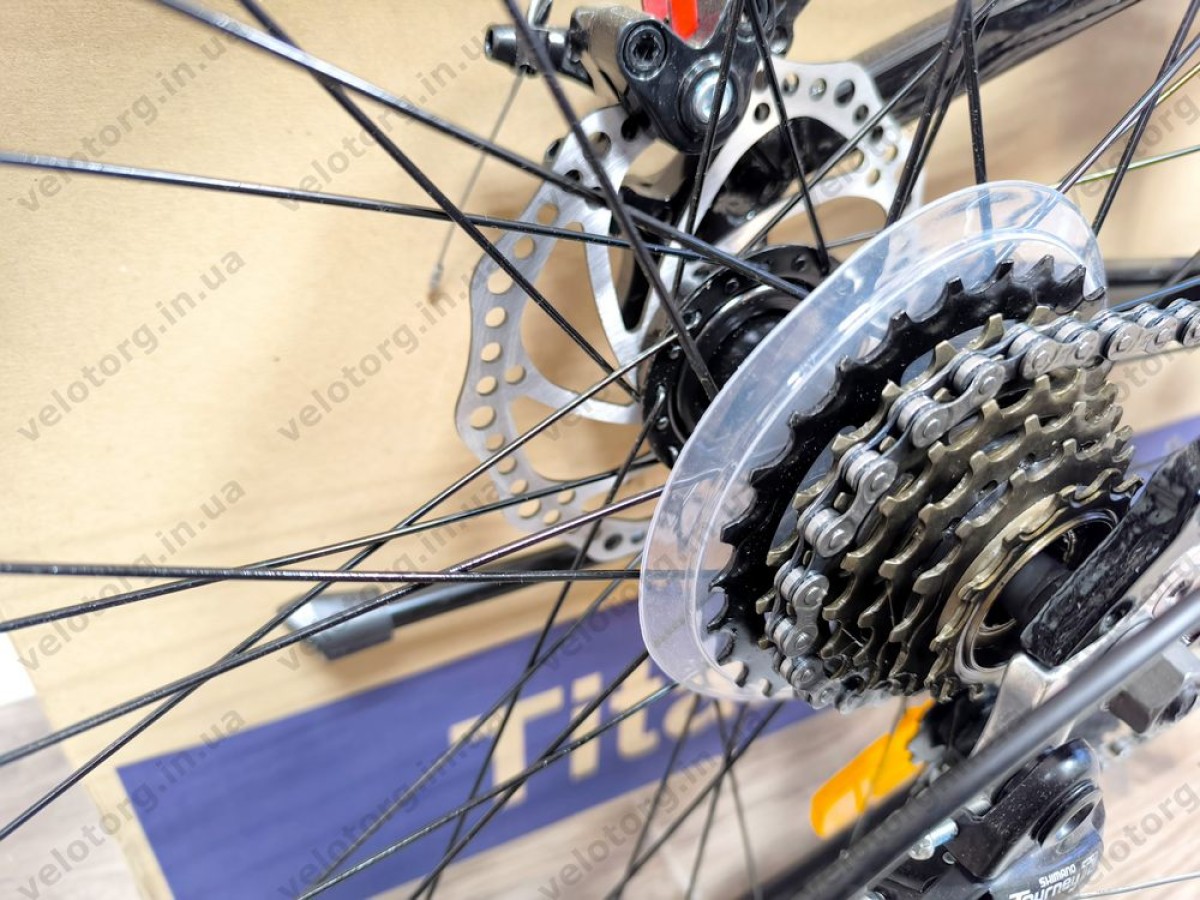 Велосипед Crossbike 26" Lion 2025 Рама 12" black-red, Чорно-червоний