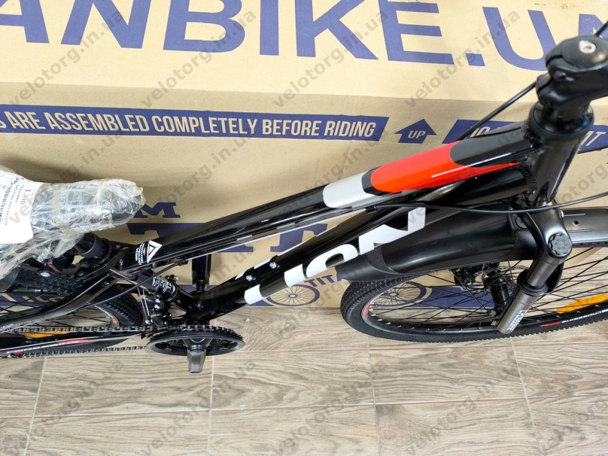 Велосипед Crossbike 26" Lion 2025 Рама 12" black-red, Чорно-червоний