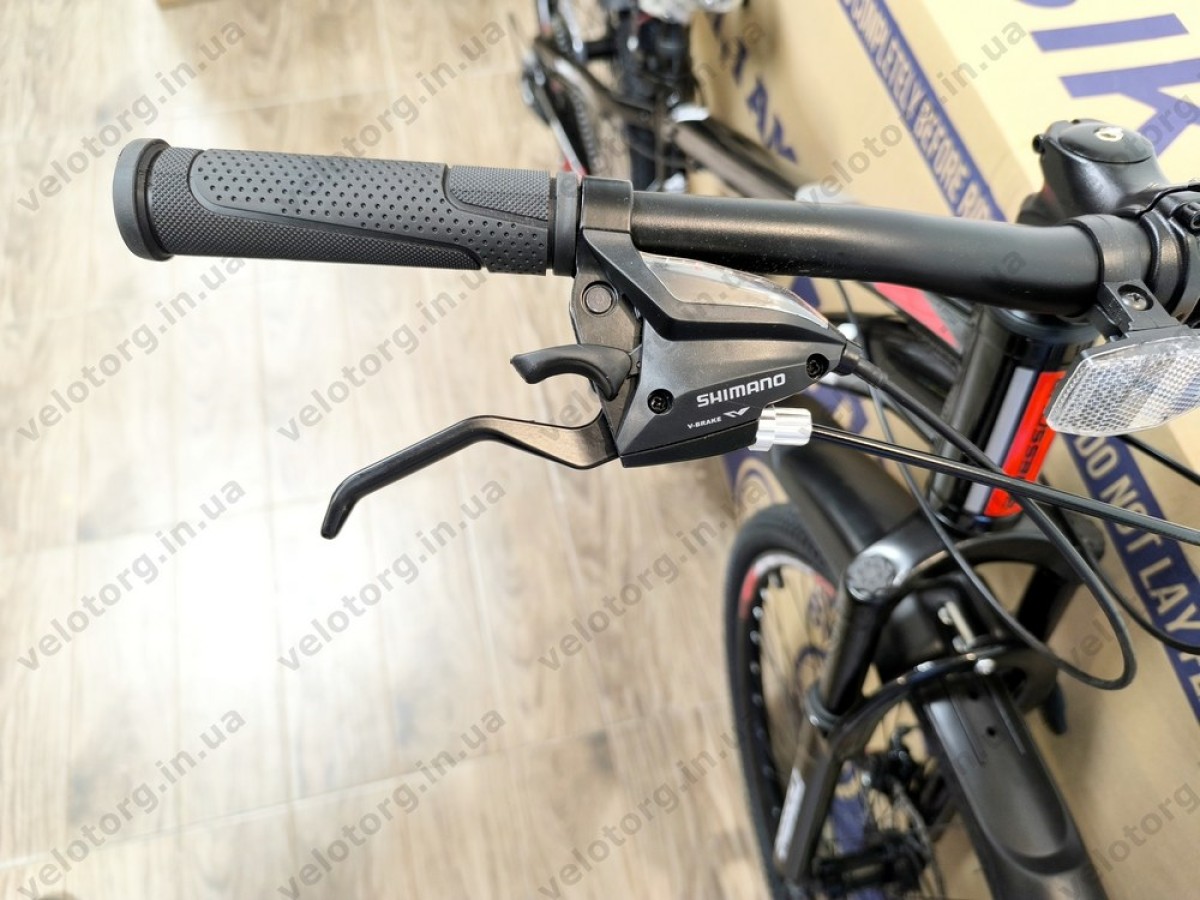 Велосипед Crossbike 26" Lion 2025 Рама 12" black-red, Чорно-червоний