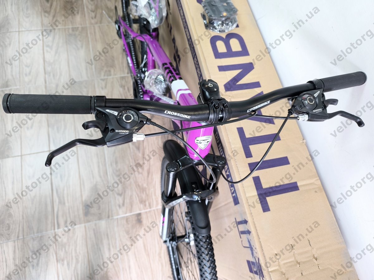 Велосипед Crossbike 26" Rockfire  Рама 13" purple