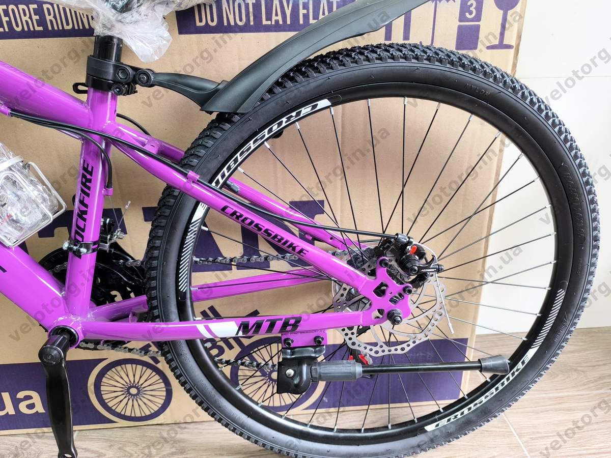 Велосипед Crossbike 26" Rockfire  Рама 13" purple