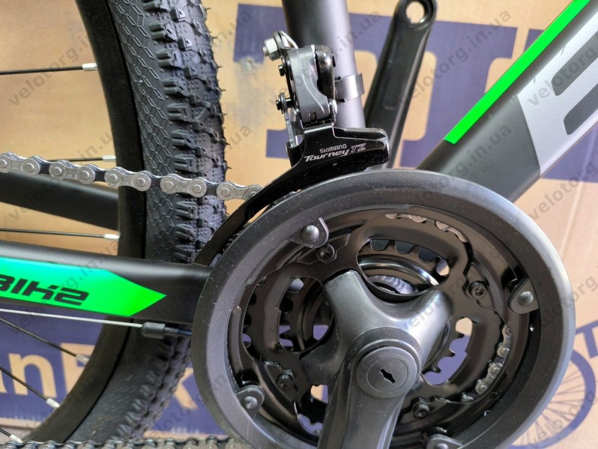 Велосипед Crossbike 27.5" Boxter Рама 17" black-green