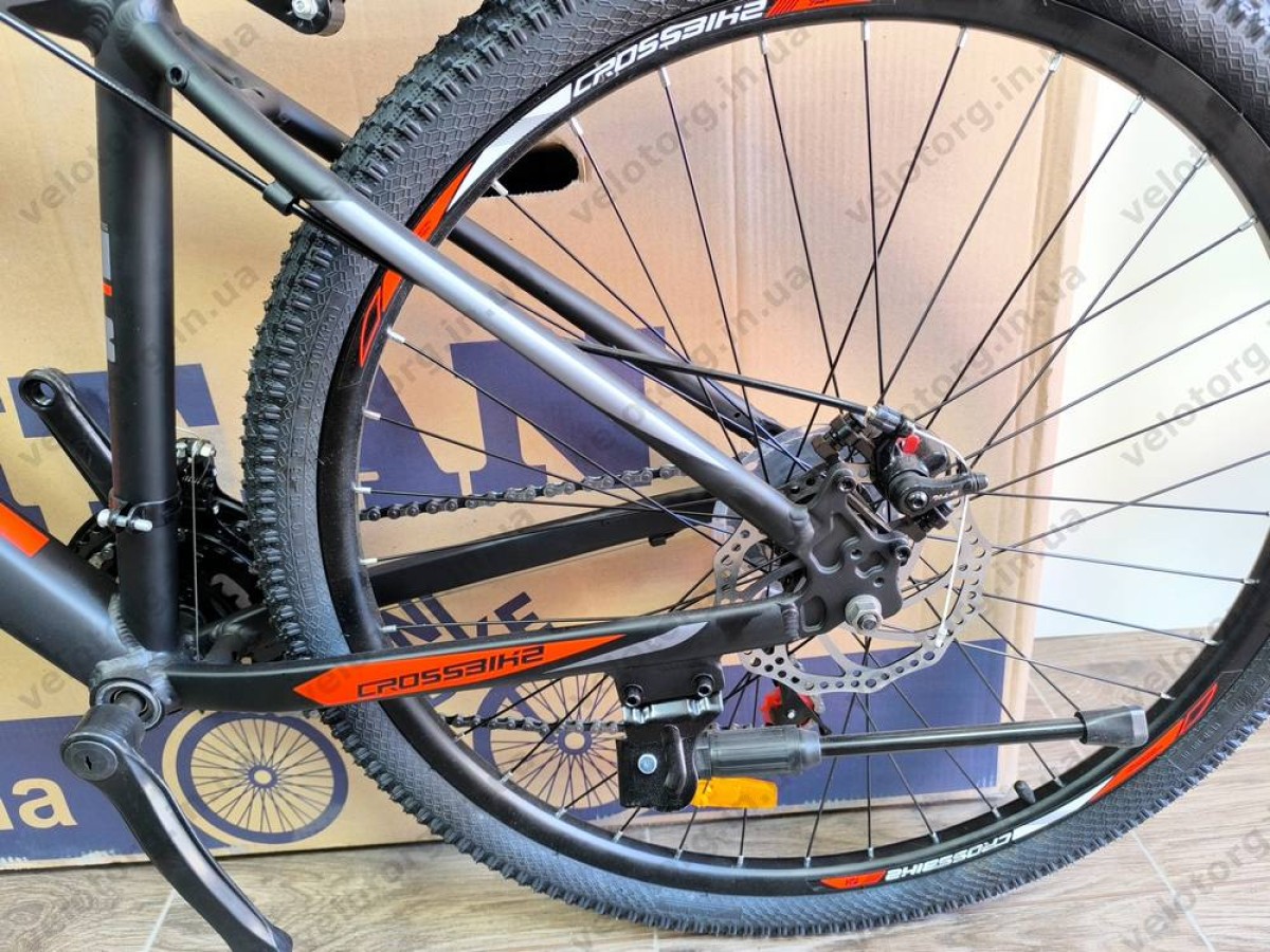 Велосипед Crossbike 27.5" Boxter Рама 17" black-red