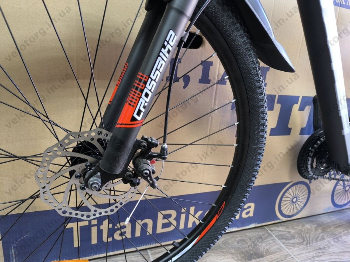 Велосипед Crossbike 27.5" Boxter Рама 17" black-red