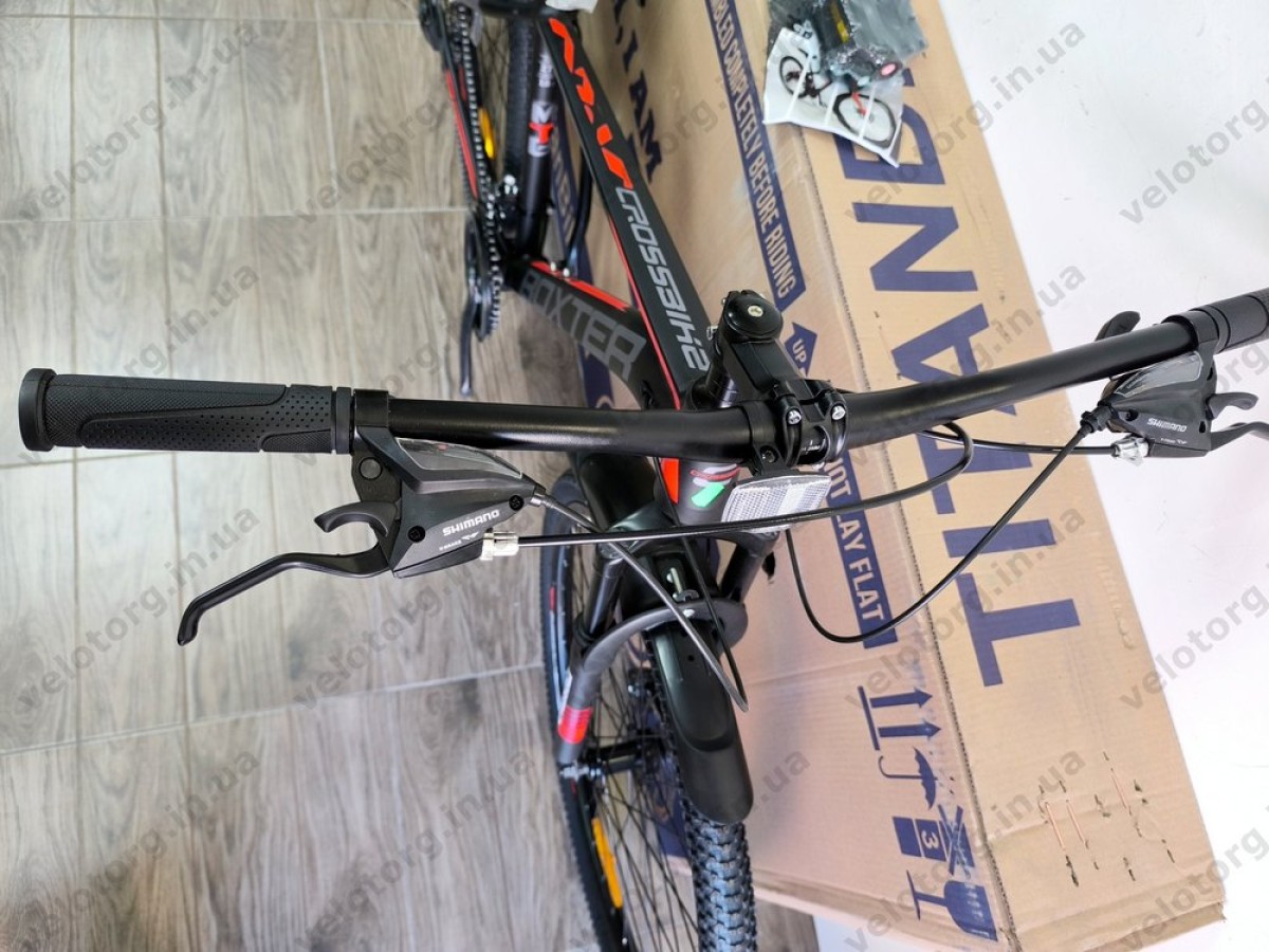 Велосипед Crossbike 27.5" Boxter Рама 17" black-red