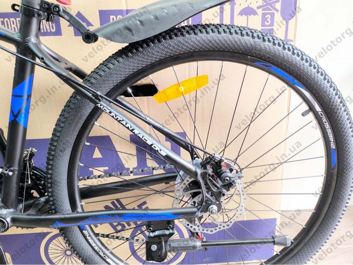 Велосипед Crossbike 27.5″ Compass рама 17″ black-blue