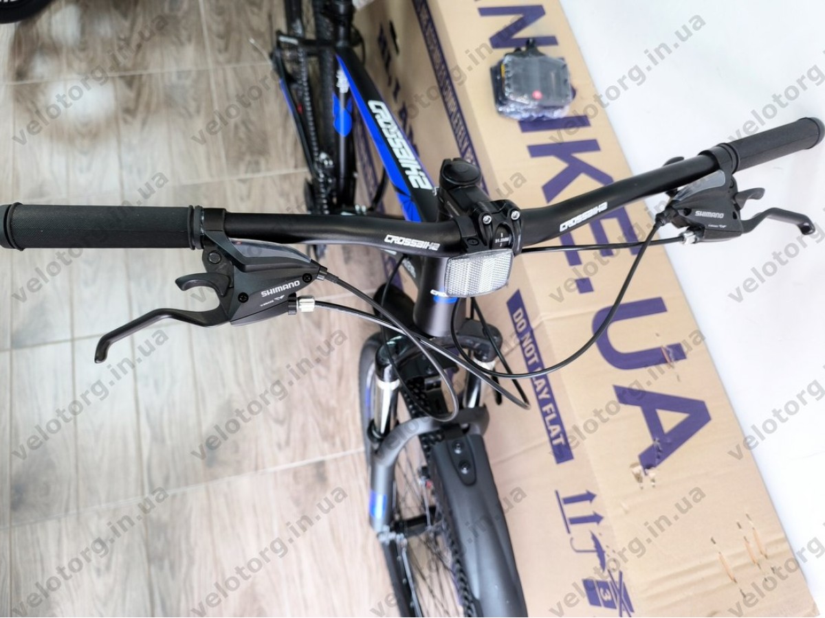 Велосипед Crossbike 27.5″ Compass рама 17″ black-blue