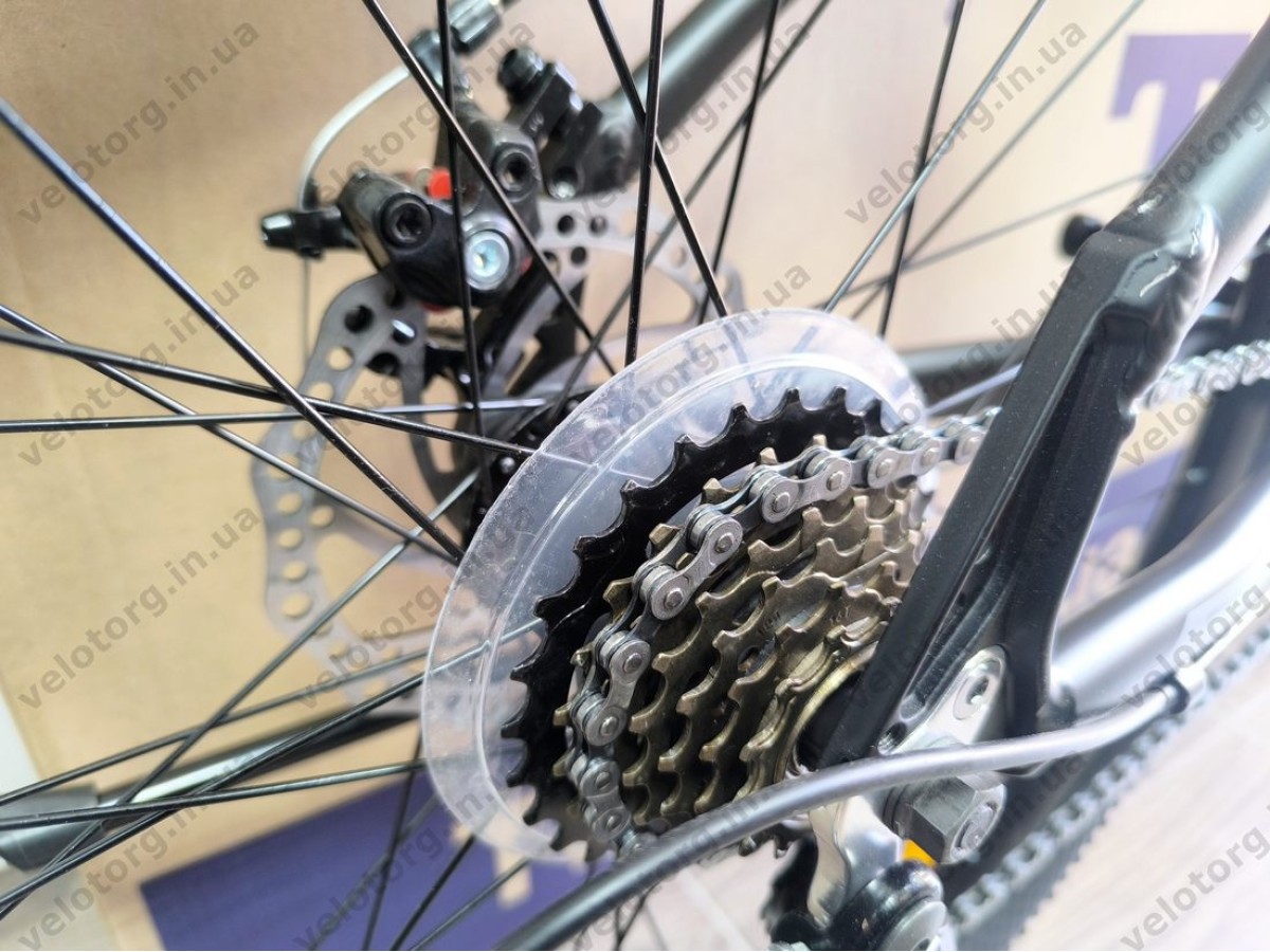 Велосипед Crossbike 27.5" Compass Рама 17" black-gray