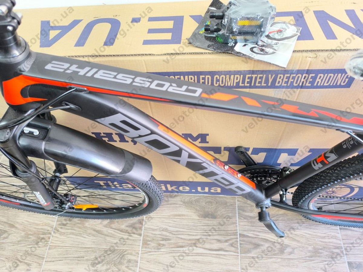 Купити велосипед Crossbike Boxter 29″ рама 19″ black-red – гірський MTB— надійний гірський велосипед для активних поїздок