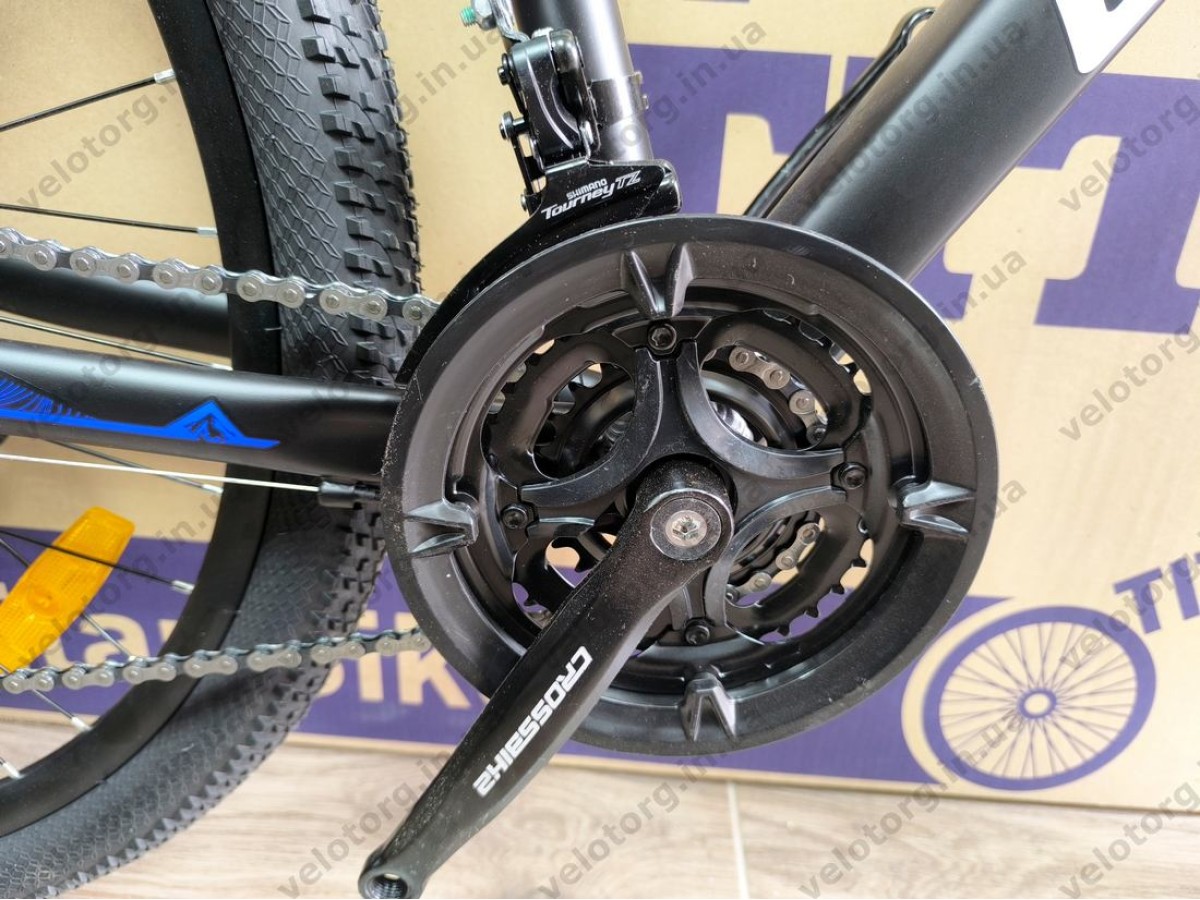 Велосипед Crossbike 29″ Compass рама 20″ black-blue