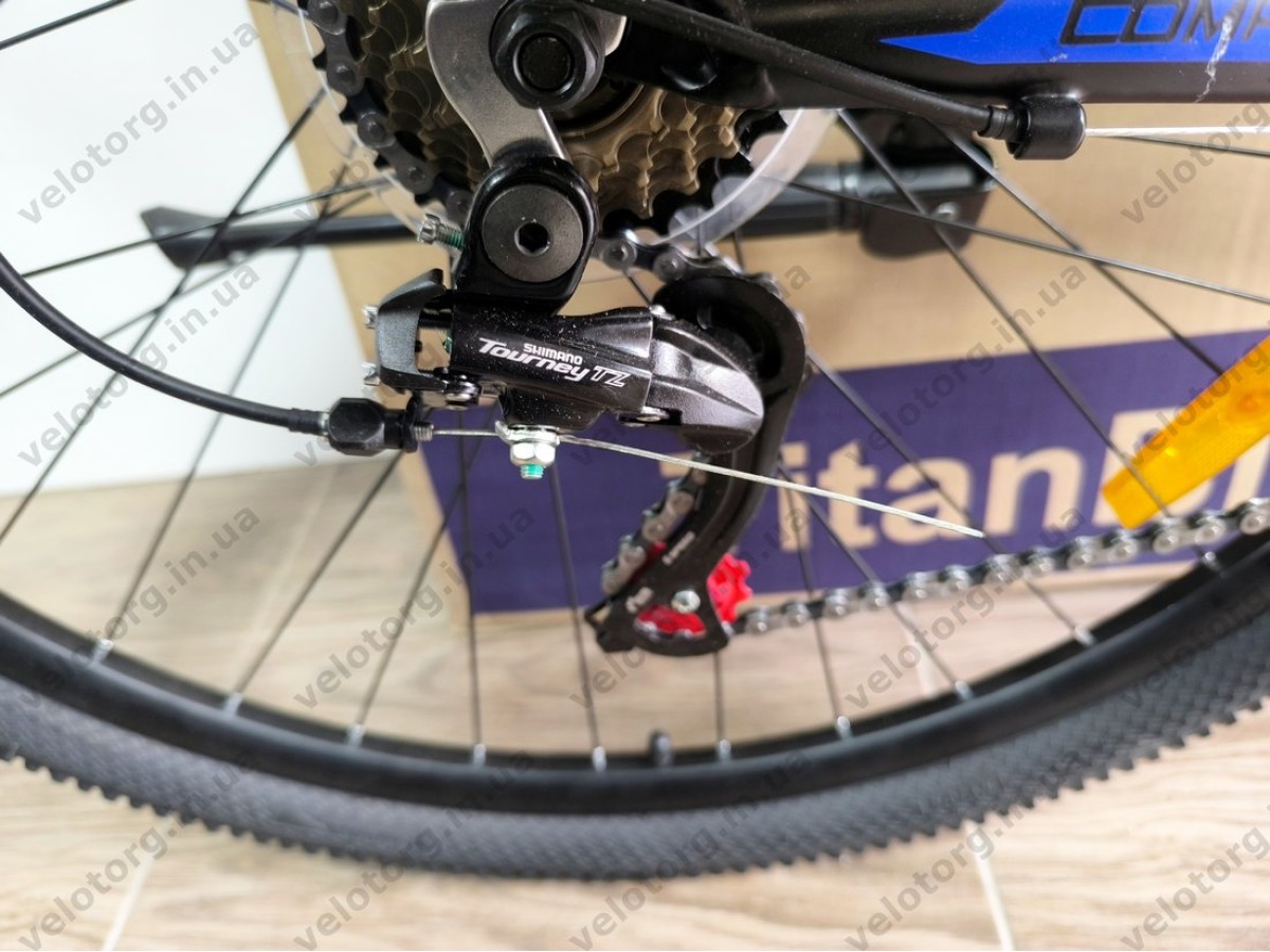 Велосипед Crossbike 29″ Compass рама 20″ black-blue
