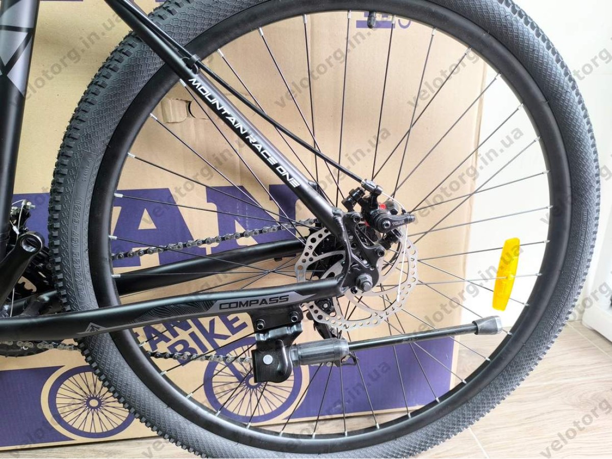Велосипед Crossbike 29″ Compass рама 20″ black-gray
