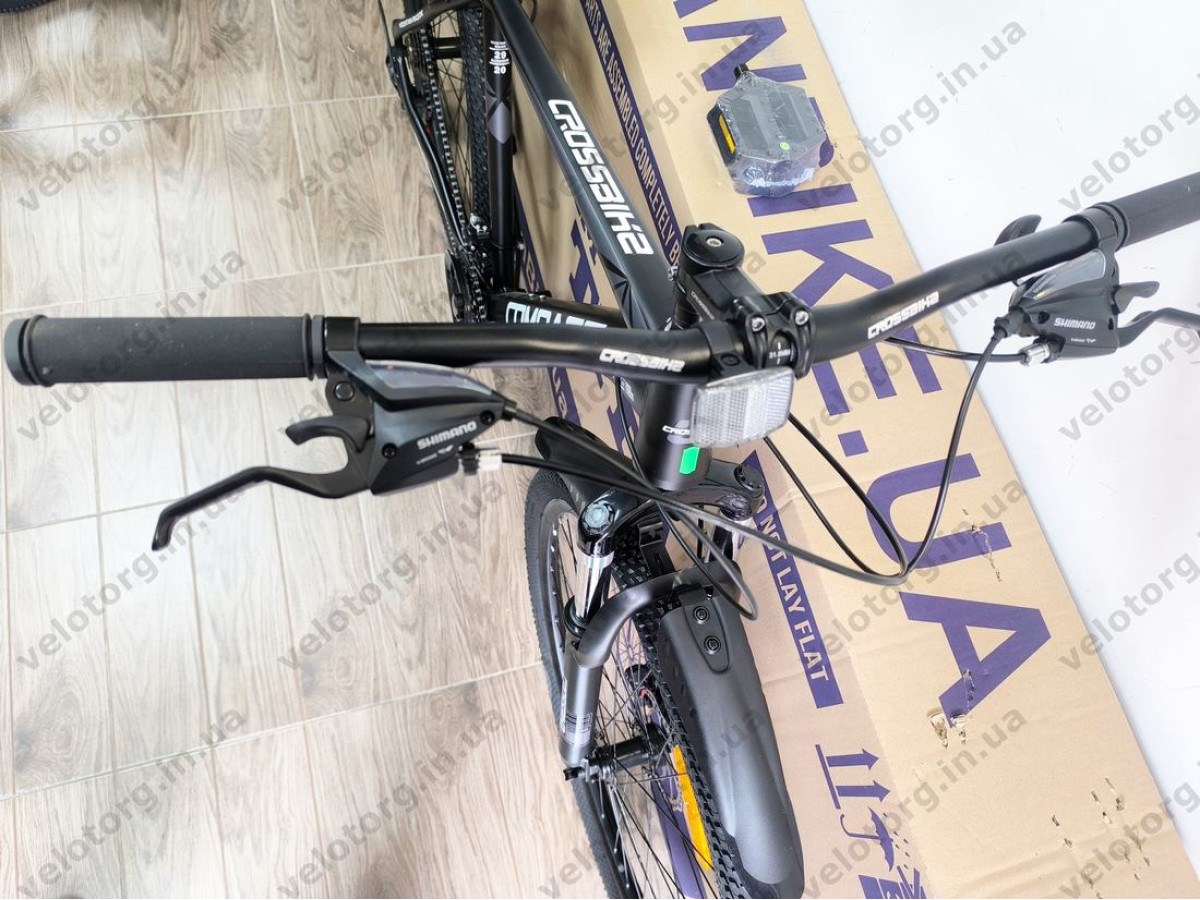 Велосипед Crossbike 29″ Compass рама 20″ black-gray