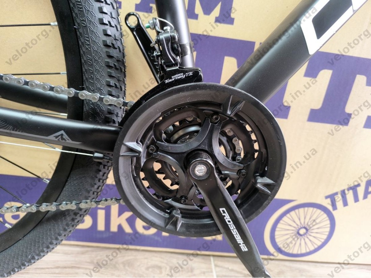Велосипед Crossbike 29″ Compass рама 20″ black-gray