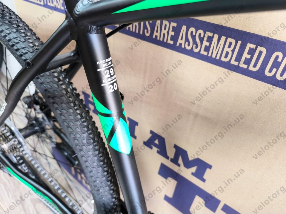 Велосипед Crossbike 29″ Compass рама 20″ black-green