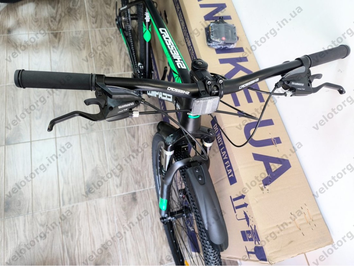 Велосипед Crossbike 29″ Compass рама 20″ black-green
