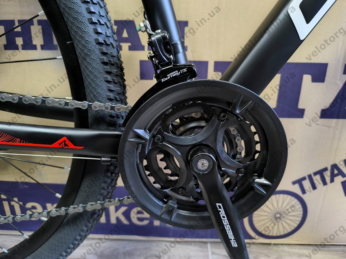 Велосипед Crossbike 29″ Compass рама 20″ black-red