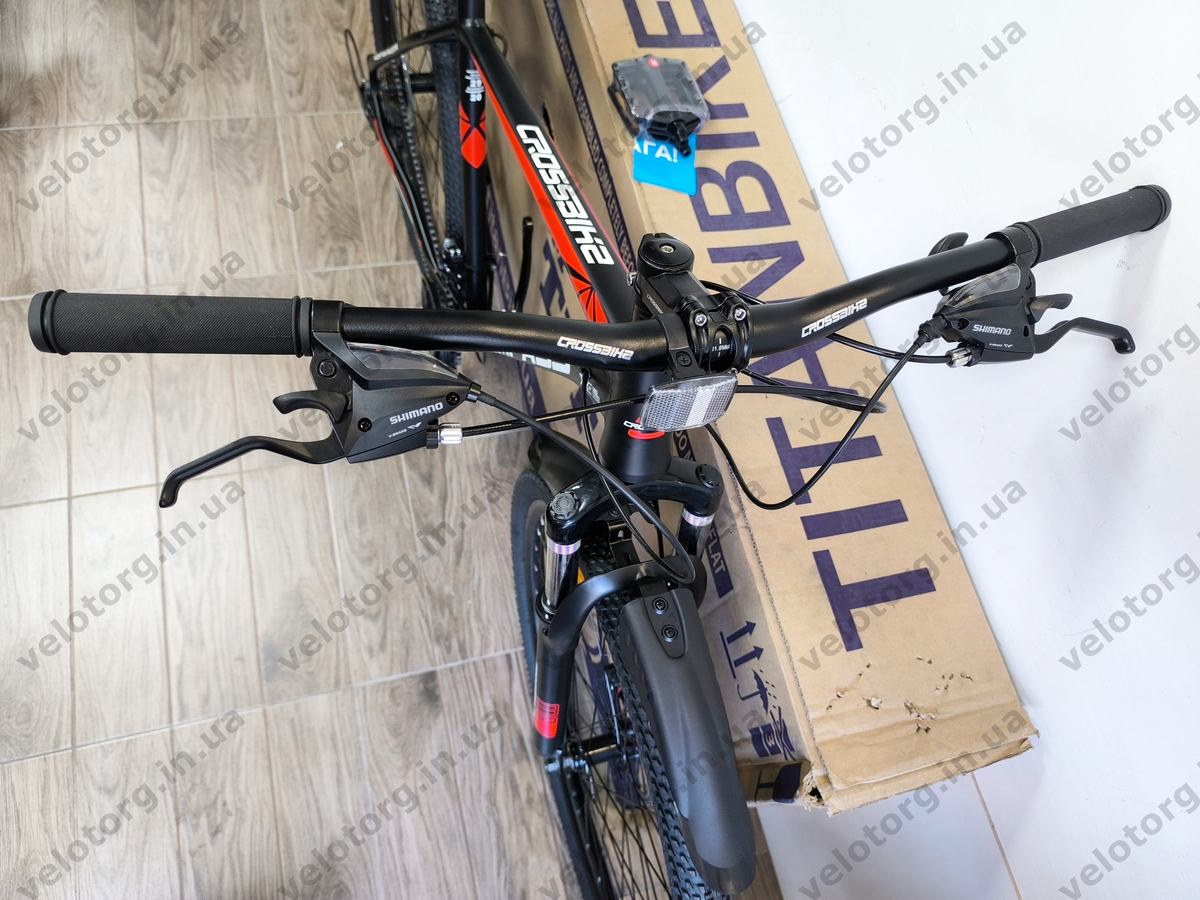Велосипед Crossbike 29″ Compass рама 20″ black-red