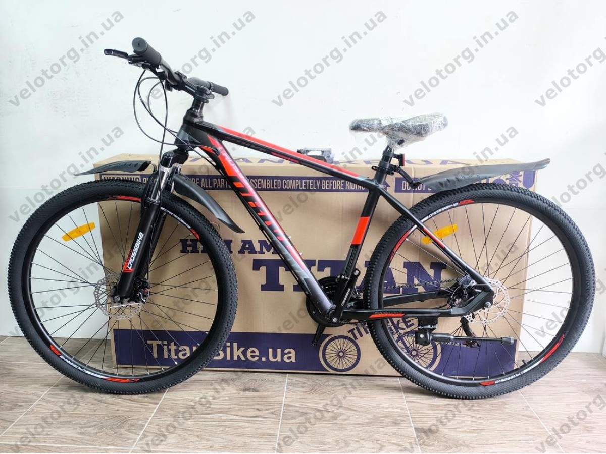 Велосипед Crossbike 29″ Drive 2026 рама 19″ black-red