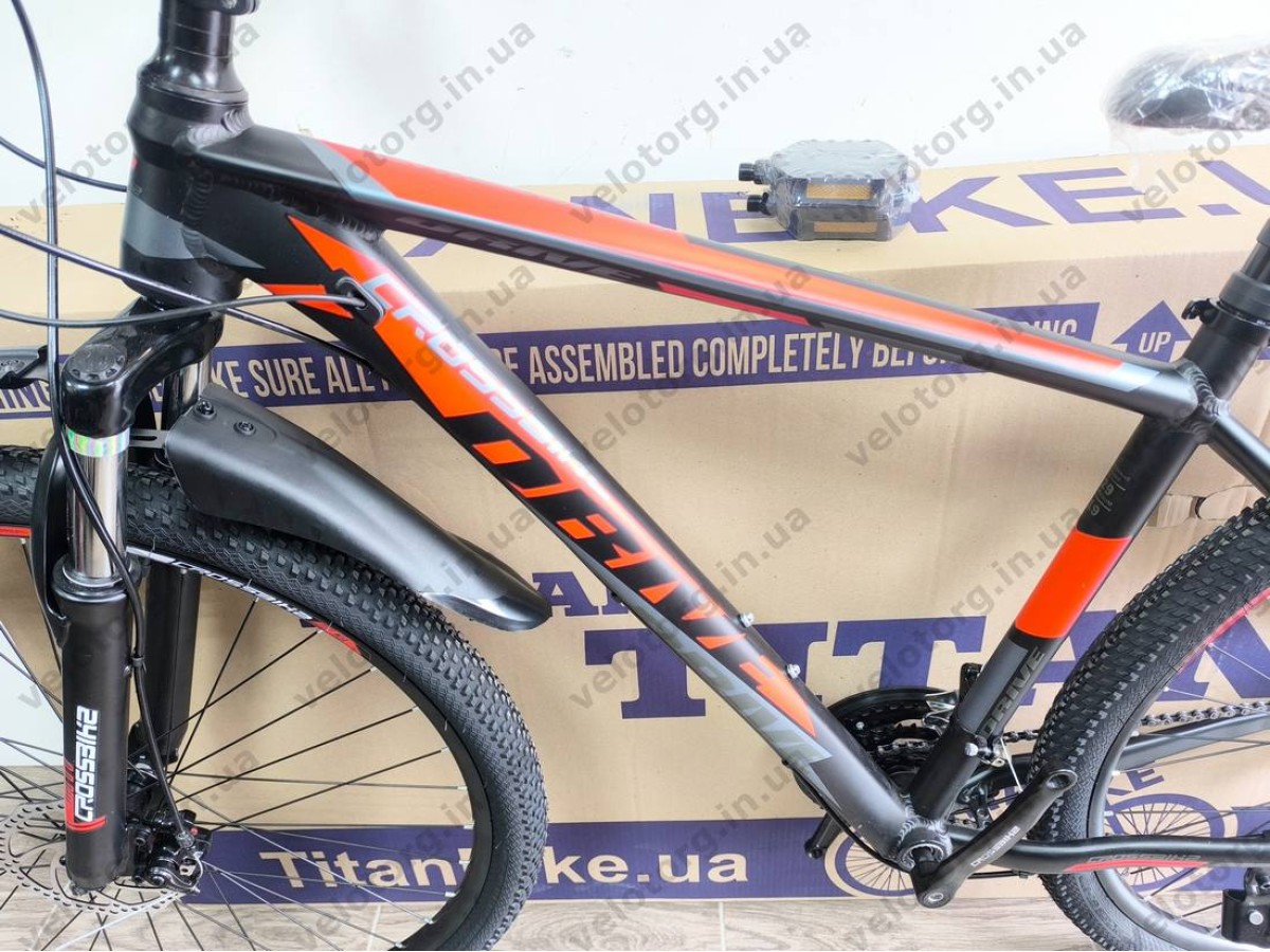 Велосипед Crossbike 29″ Drive 2026 рама 19″ black-red