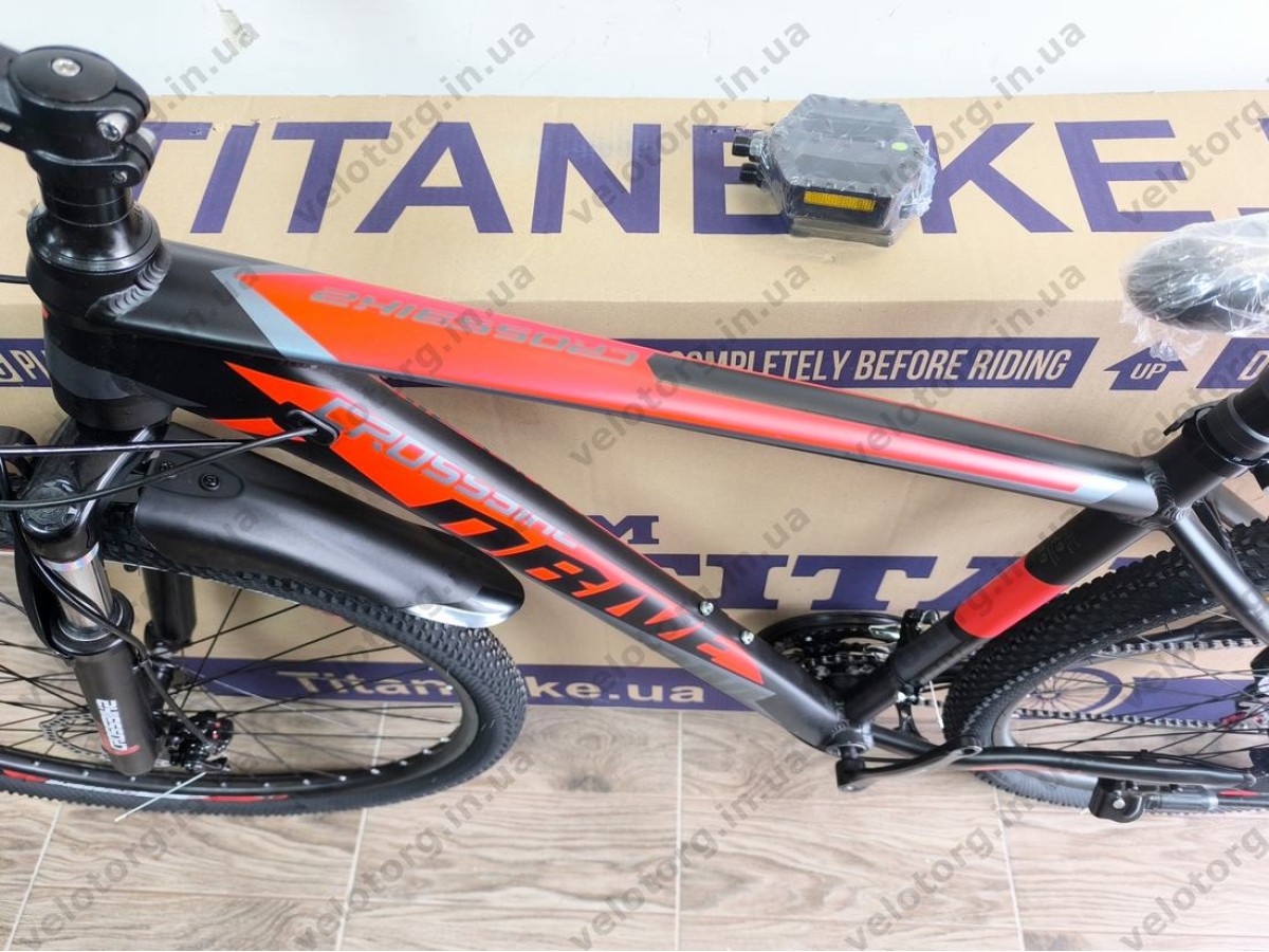 Велосипед Crossbike 29″ Drive 2026 рама 19″ black-red