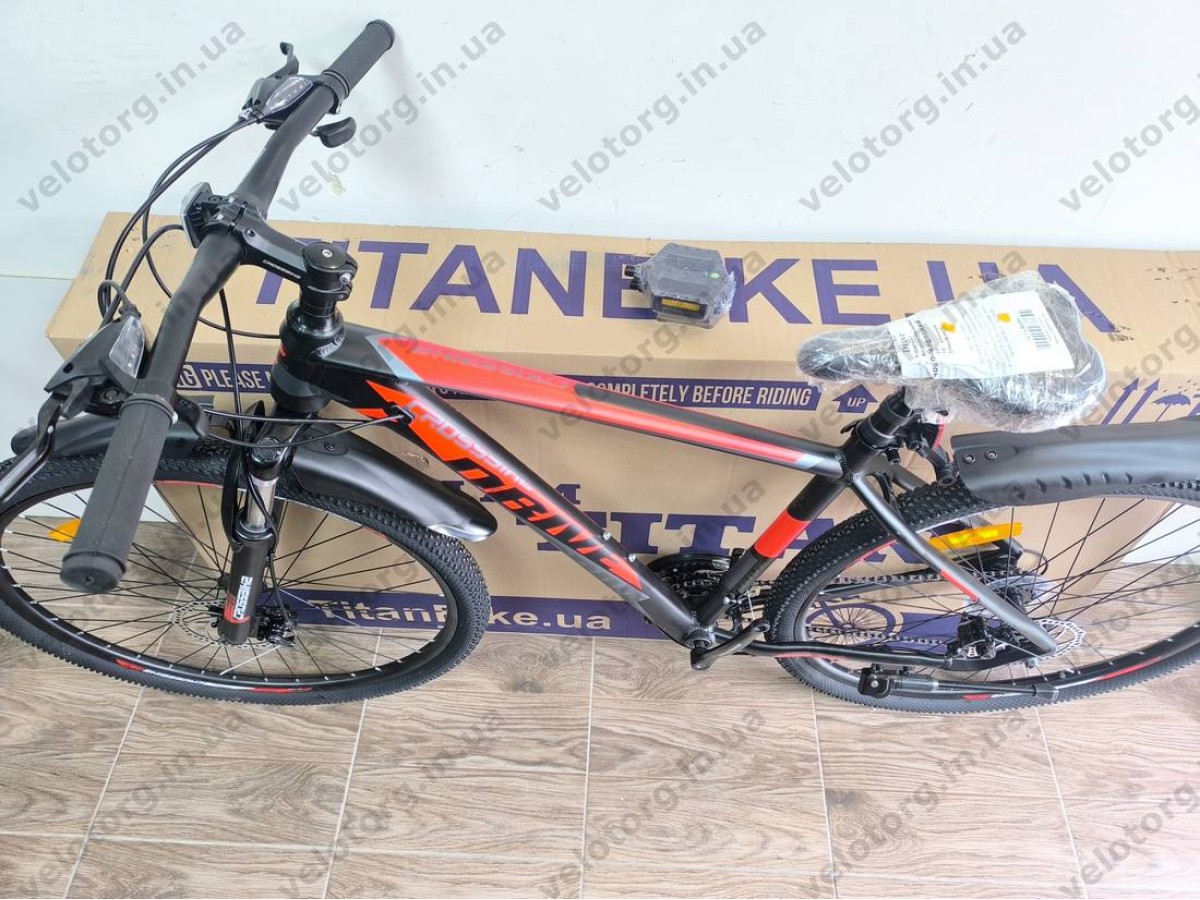 Велосипед Crossbike 29″ Drive 2026 рама 19″ black-red