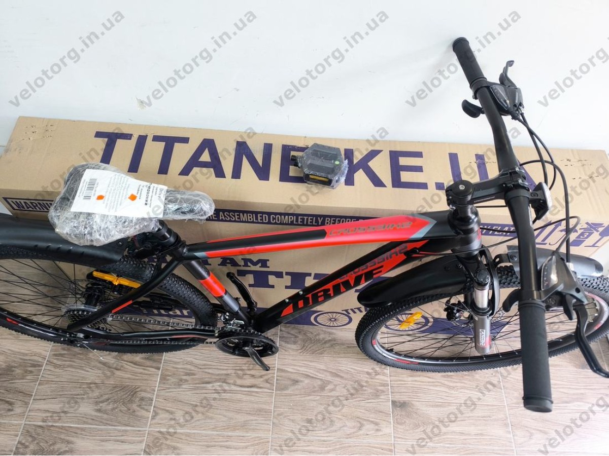 Велосипед Crossbike 29″ Drive 2026 рама 19″ black-red