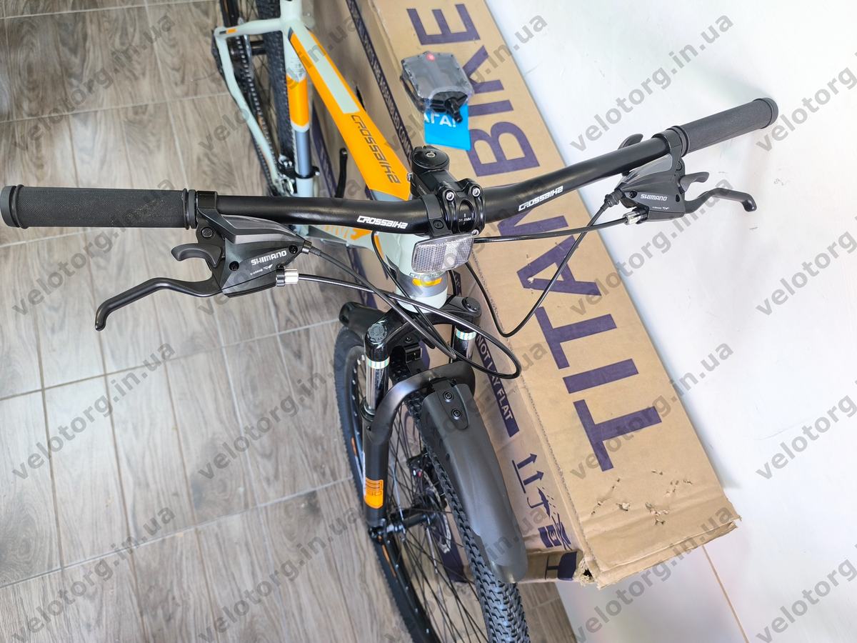 Велосипед Crossbike 29″ Drive 2026 рама 19″ grey-orange