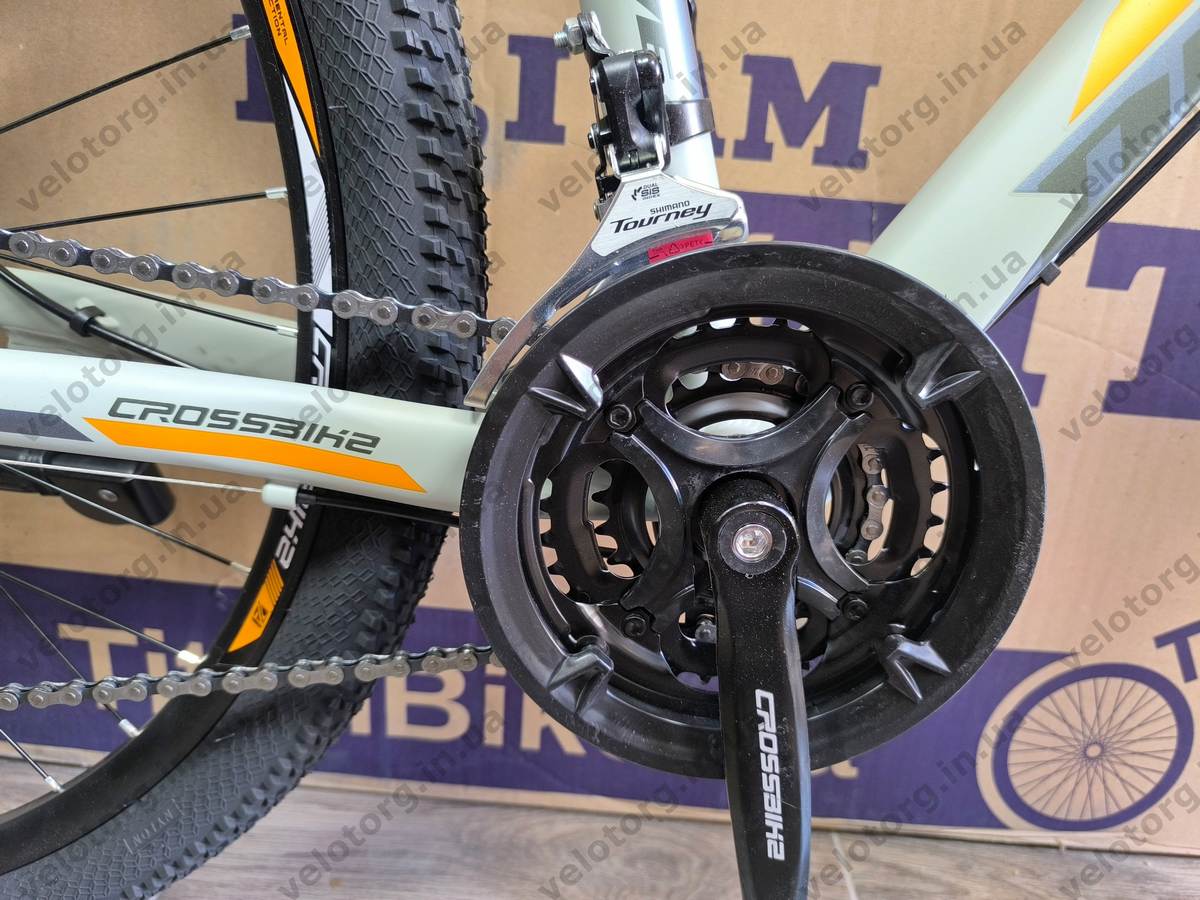 Велосипед Crossbike 29″ Drive 2026 рама 19″ grey-orange