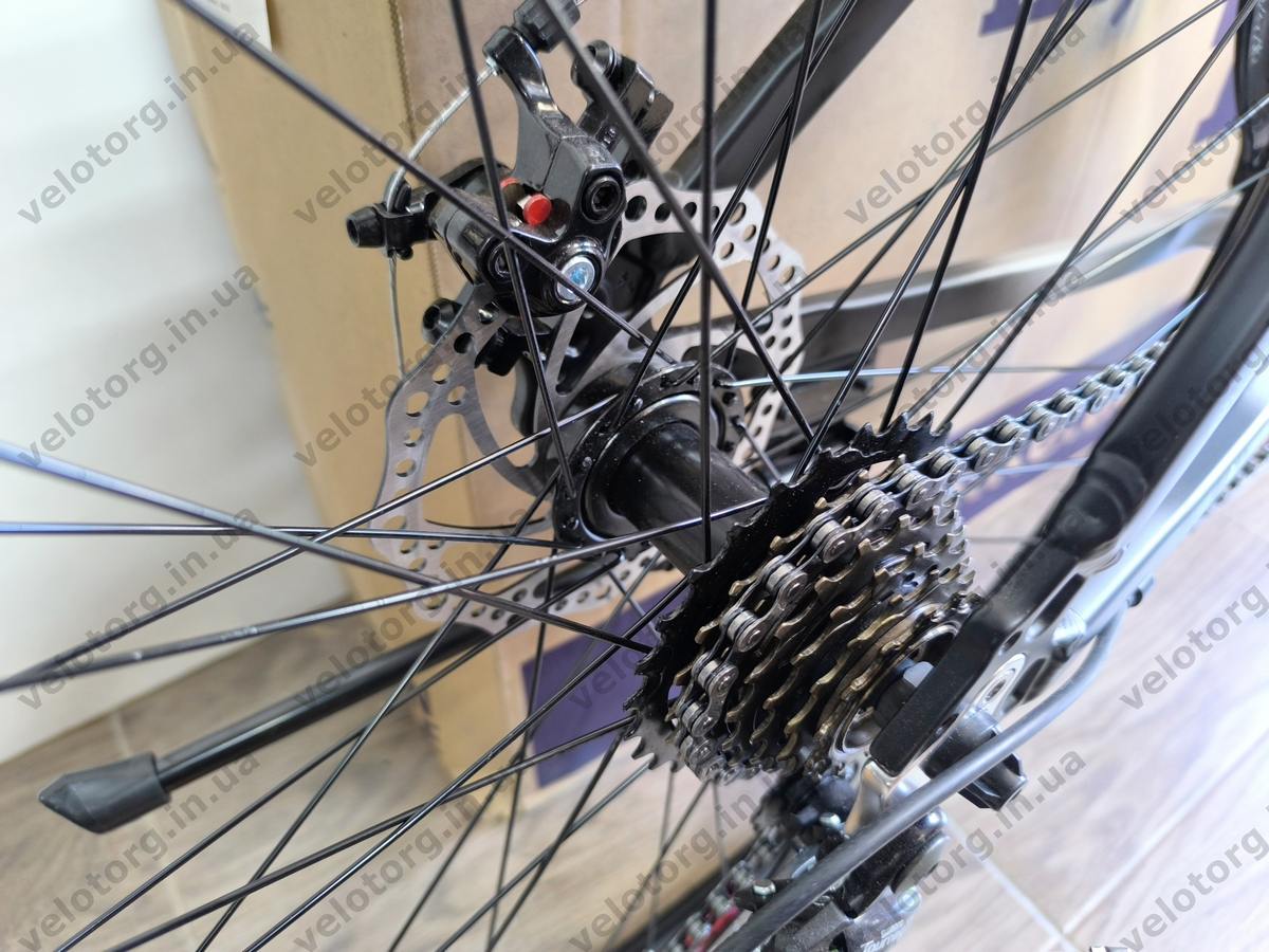 Велосипед CrossBike 29" Genesis рама 19" black-grey 2026