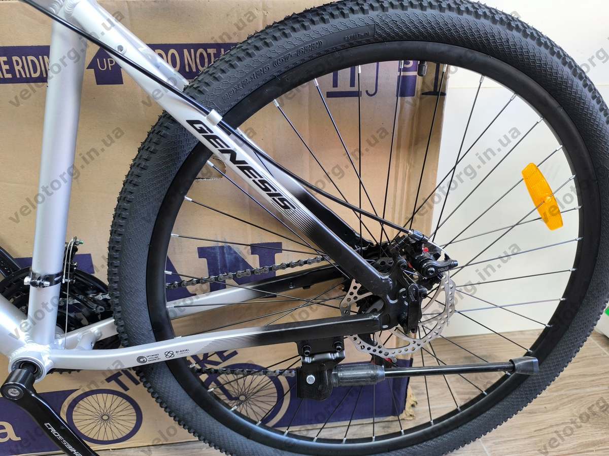 Велосипед CrossBike 29" Genesis рама 19" black-grey 2026