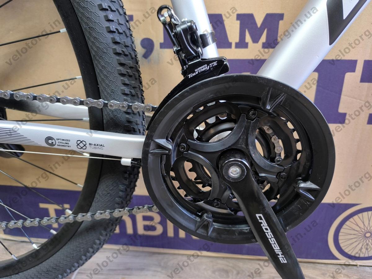 Велосипед CrossBike 29" Genesis рама 19" black-grey 2026
