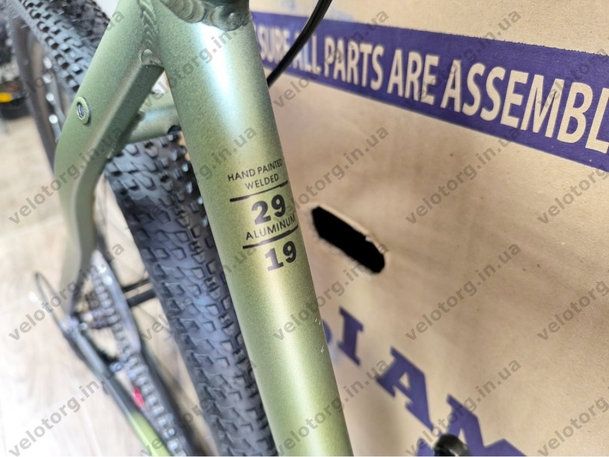 Велосипед CrossBike 29" Genesis рама 19" Black-Green 2026