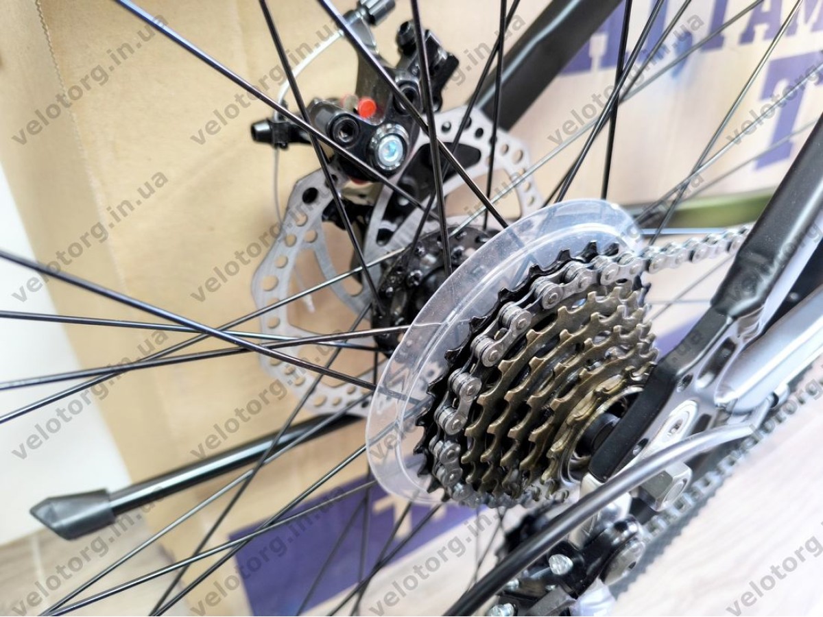 Велосипед CrossBike 29" Genesis рама 19" Black-Green 2026