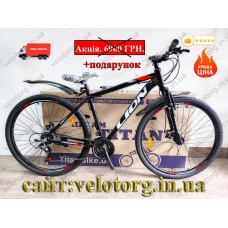 Велосипед Crossbike 29" Lion 2025 Рама 19" black-red
