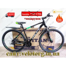 Велосипед Crossbike 29" Pacific 2025 Рама 19" black-green