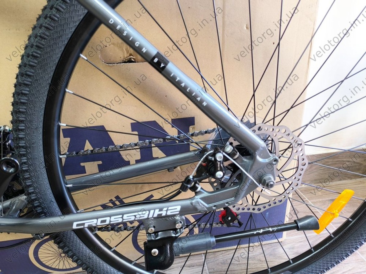 Велосипед Crossbike 29" Pacific 2025 grey рама 19 — сучасний гірський велосипед 