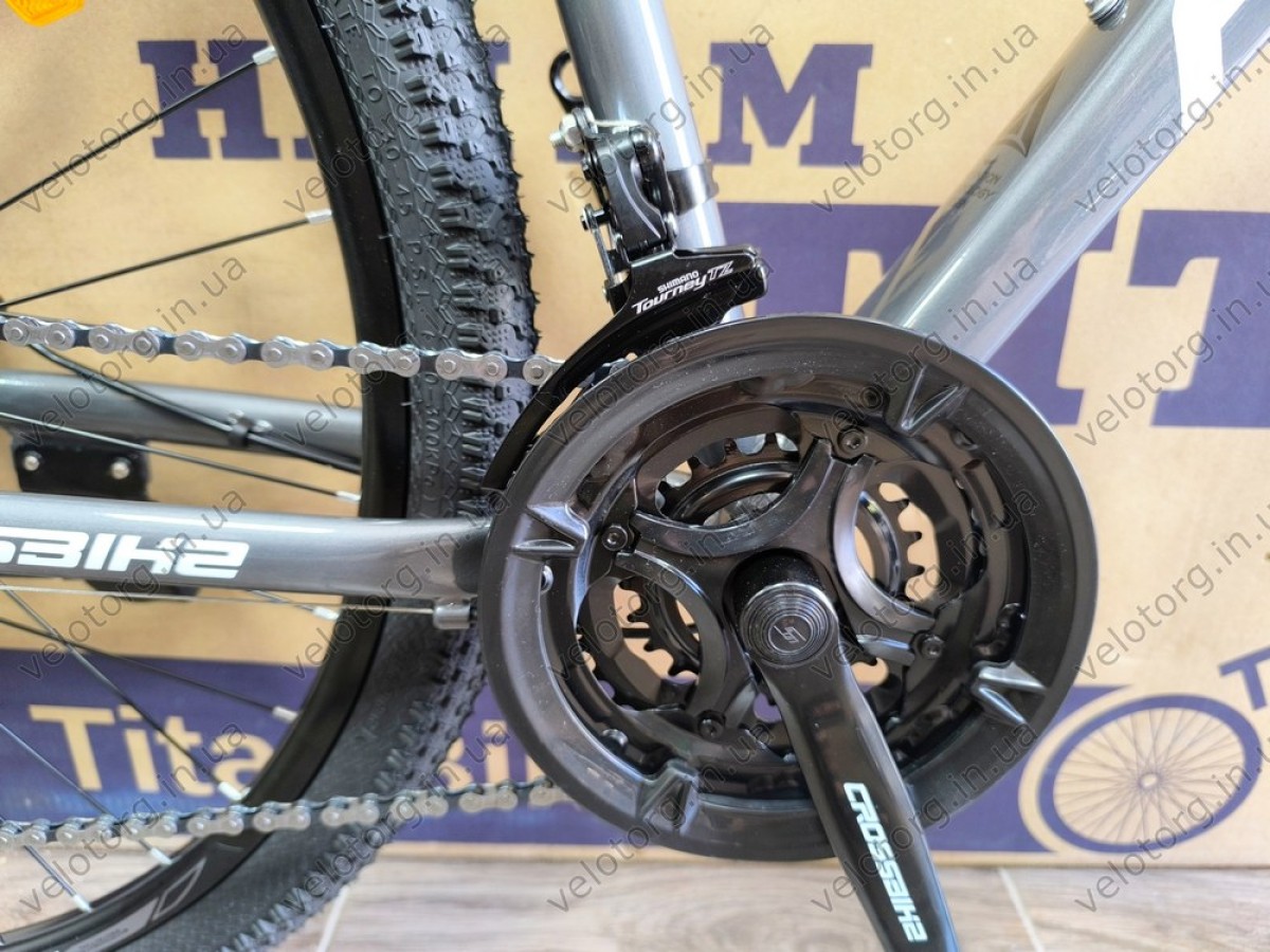 Велосипед Crossbike 29" Pacific 2025 grey рама 19 — сучасний гірський велосипед 