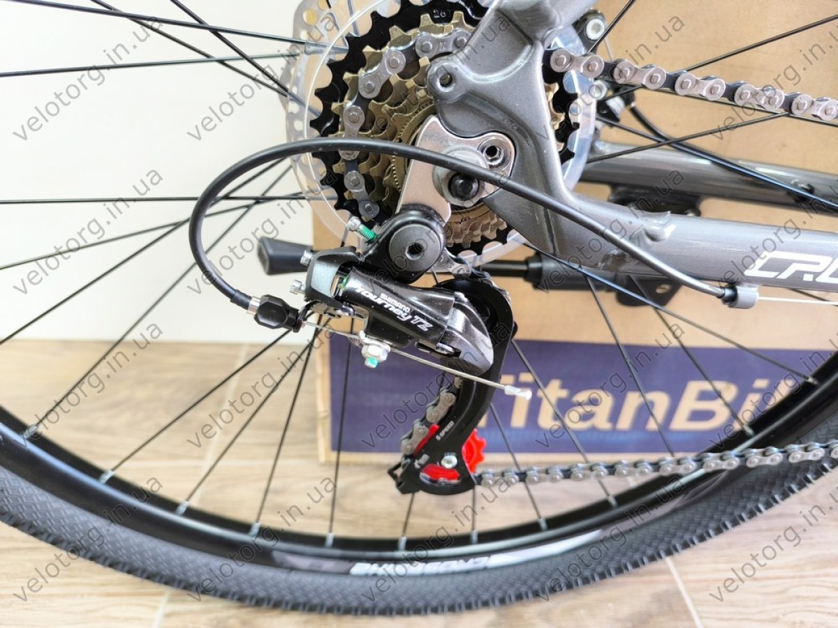 Велосипед Crossbike 29" Pacific 2025 grey рама 19 — сучасний гірський велосипед 